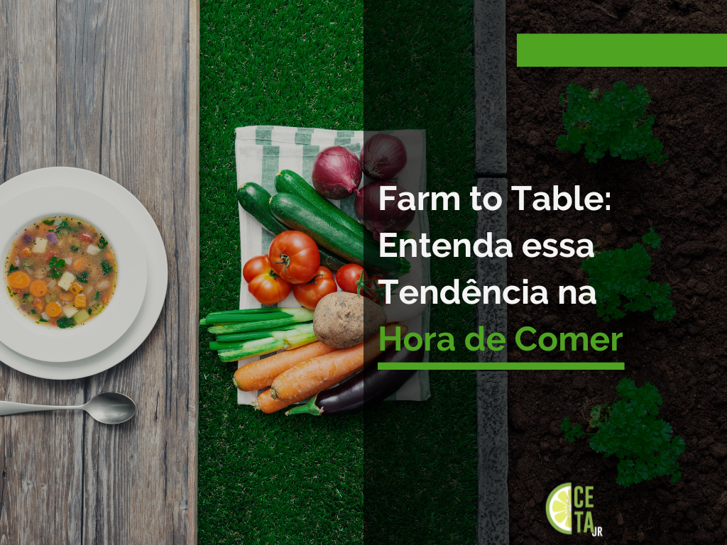 Experiências de refeições no conceito farm-to-table